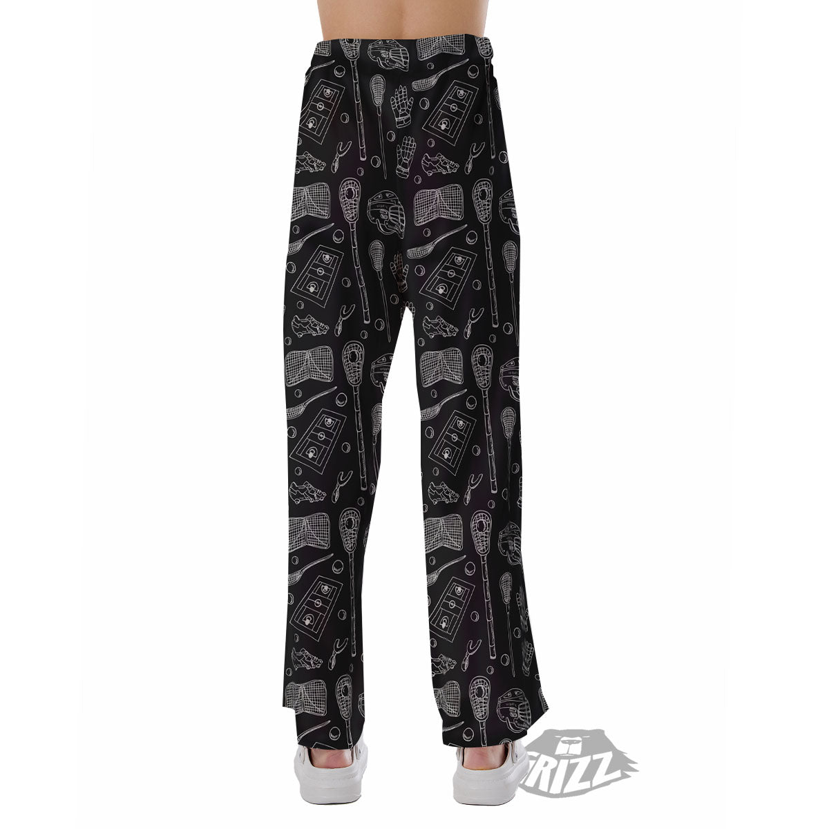 Equipment Lacrosse Print Pattern Pajama Pants-grizzshop