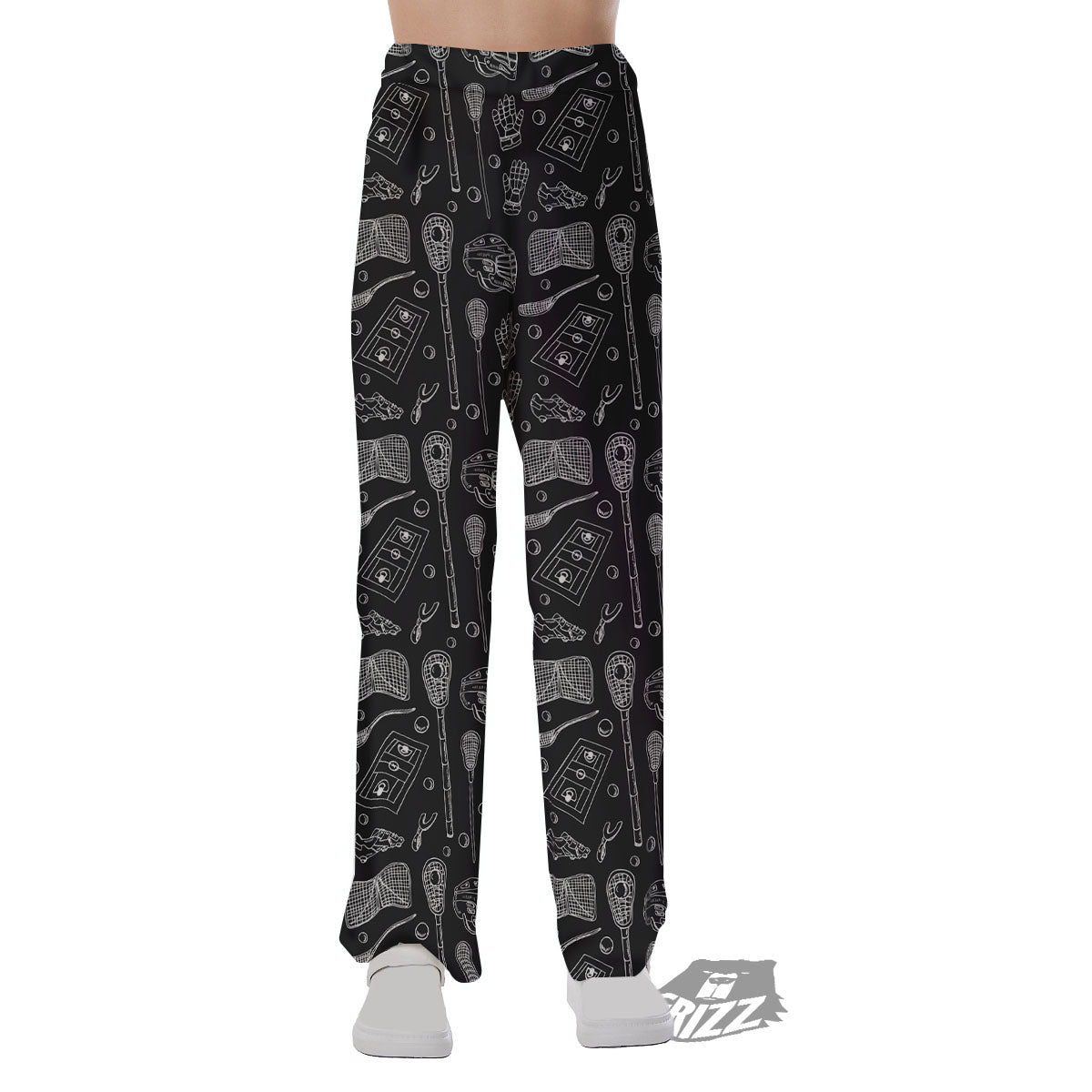 Equipment Lacrosse Print Pattern Pajama Pants-grizzshop