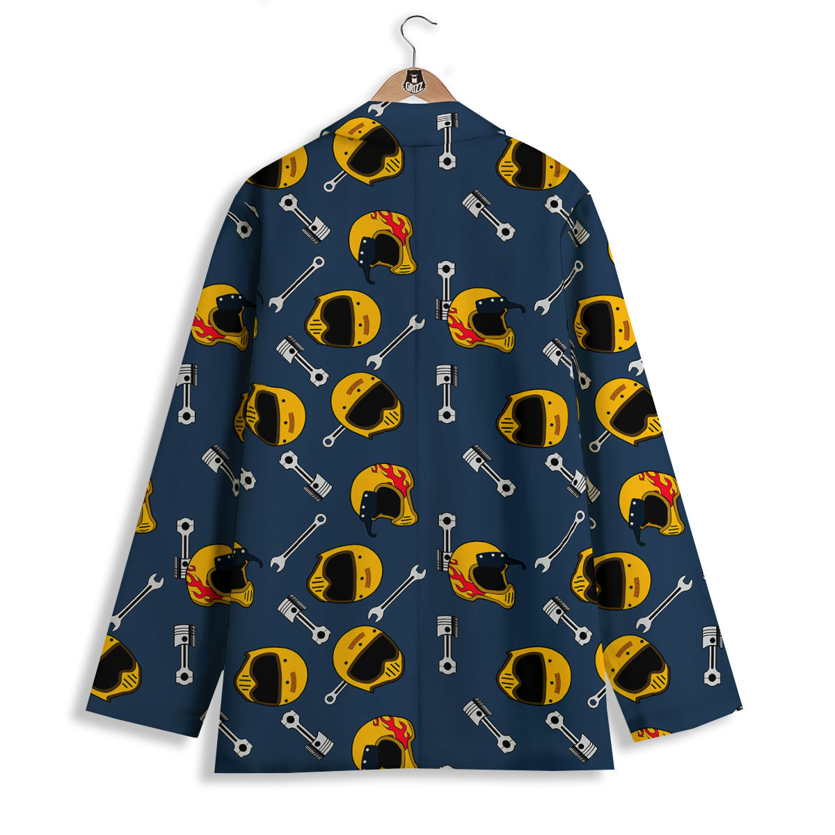 Equipment Motorcycle Print Pattern Women's Blazer-grizzshop