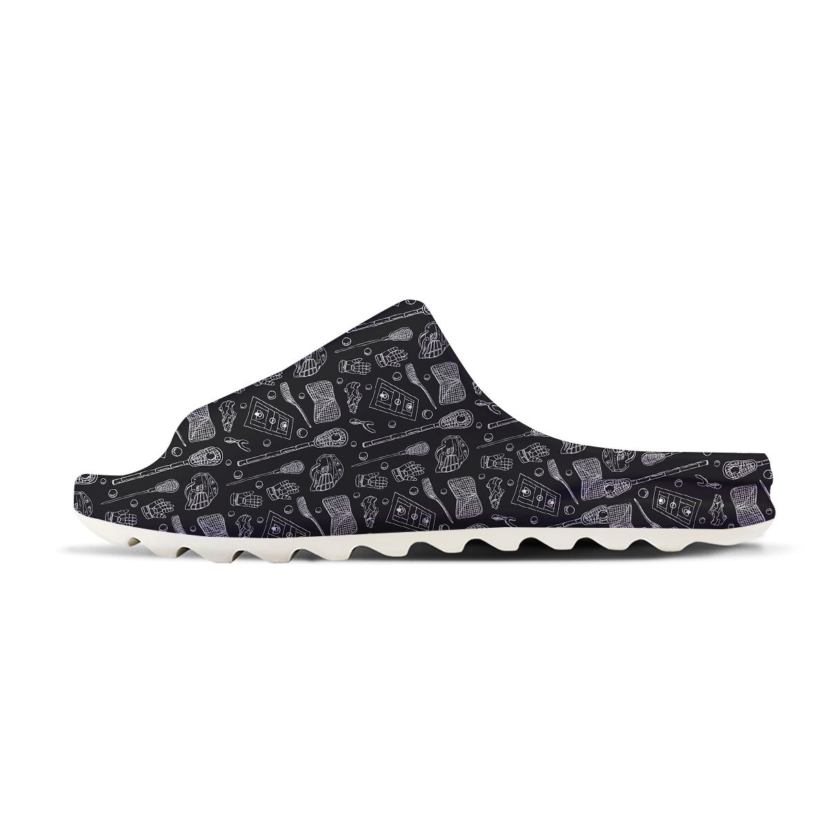 Equipment Lacrosse Print Pattern Sandals-grizzshop