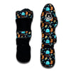 Eskimo Igloo And Equipment Print Pattern Muay Thai Shin Guards-grizzshop