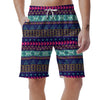 Ethic Aztec Print Men's Shorts-grizzshop