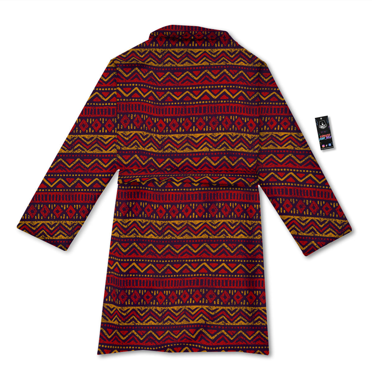 Ethnic African Print Pattern Bathrobe-grizzshop