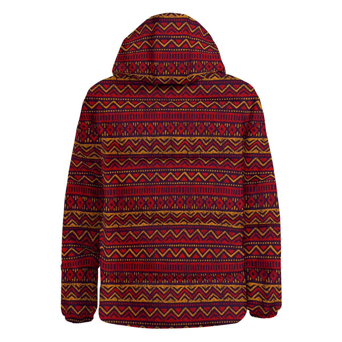 Ethnic African Print Pattern Down Jacket-grizzshop