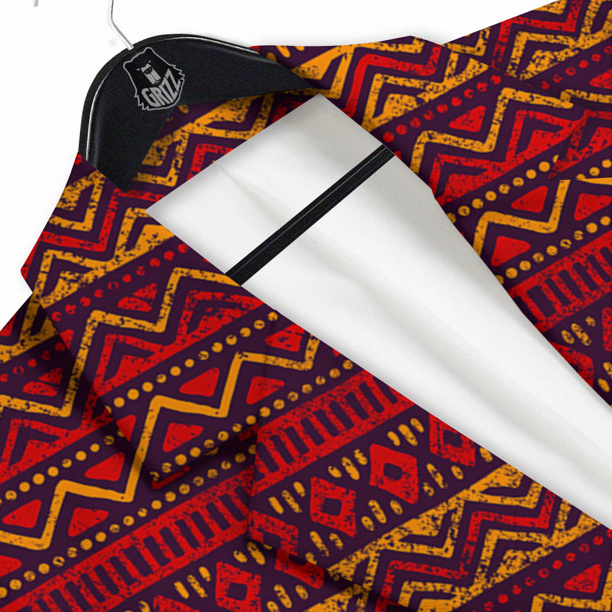 Ethnic African Print Pattern Men's Sport Coat-grizzshop