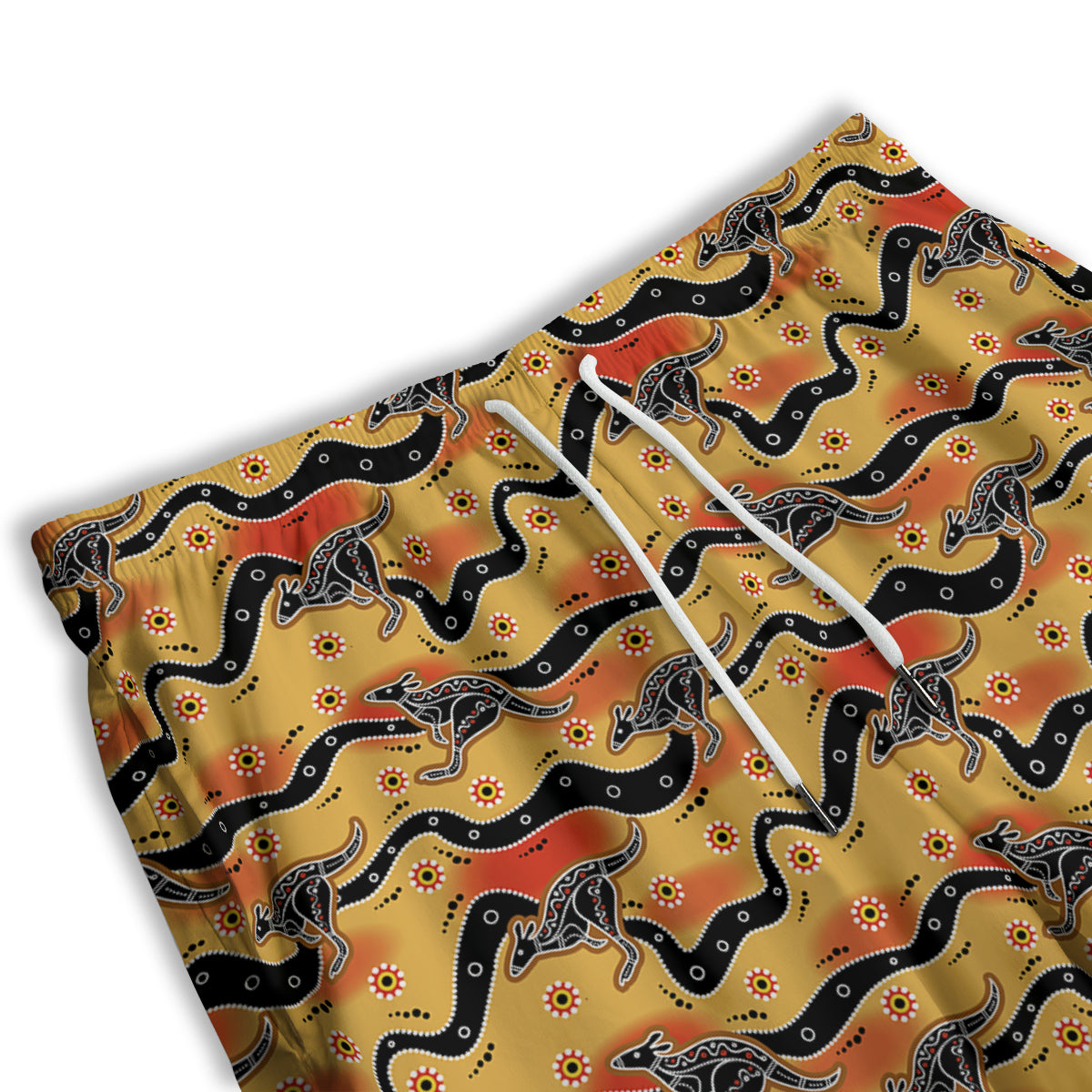 Ethnic Australian Print Pattern Men's Athletic Shorts