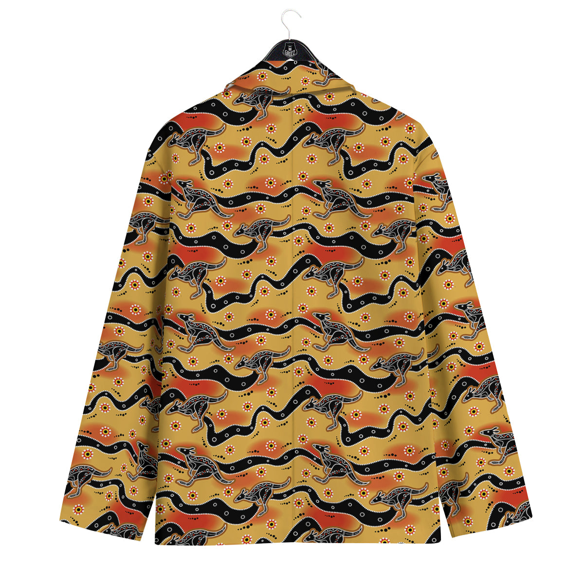 Ethnic Australian Print Pattern Men's Sport Coat-grizzshop