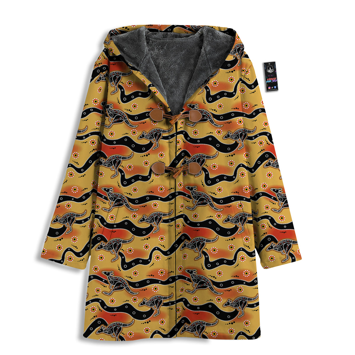 Ethnic Australian Print Pattern Men's Windbreaker Jacket-grizzshop