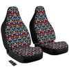 Ethnic Boho Colorful Print Pattern Car Seat Covers-grizzshop