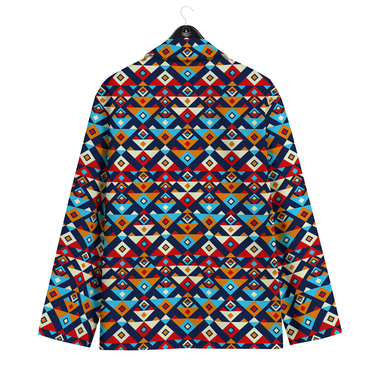 Ethnic Boho Colorful Print Pattern Men's Sport Coat-grizzshop