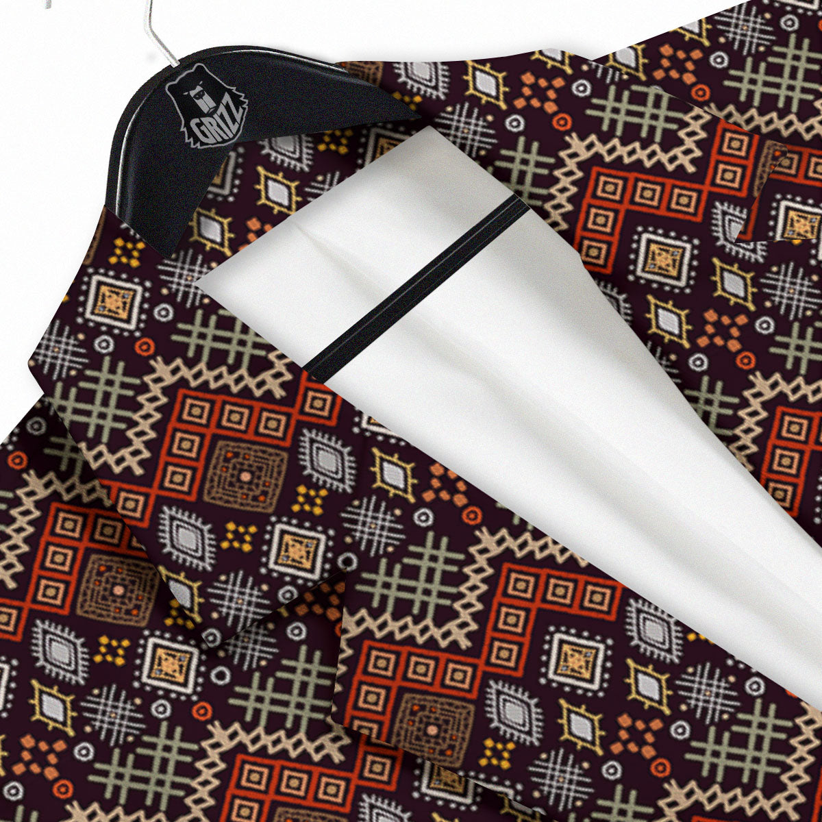 Ethnic Boho Print Pattern Men's Sport Coat-grizzshop