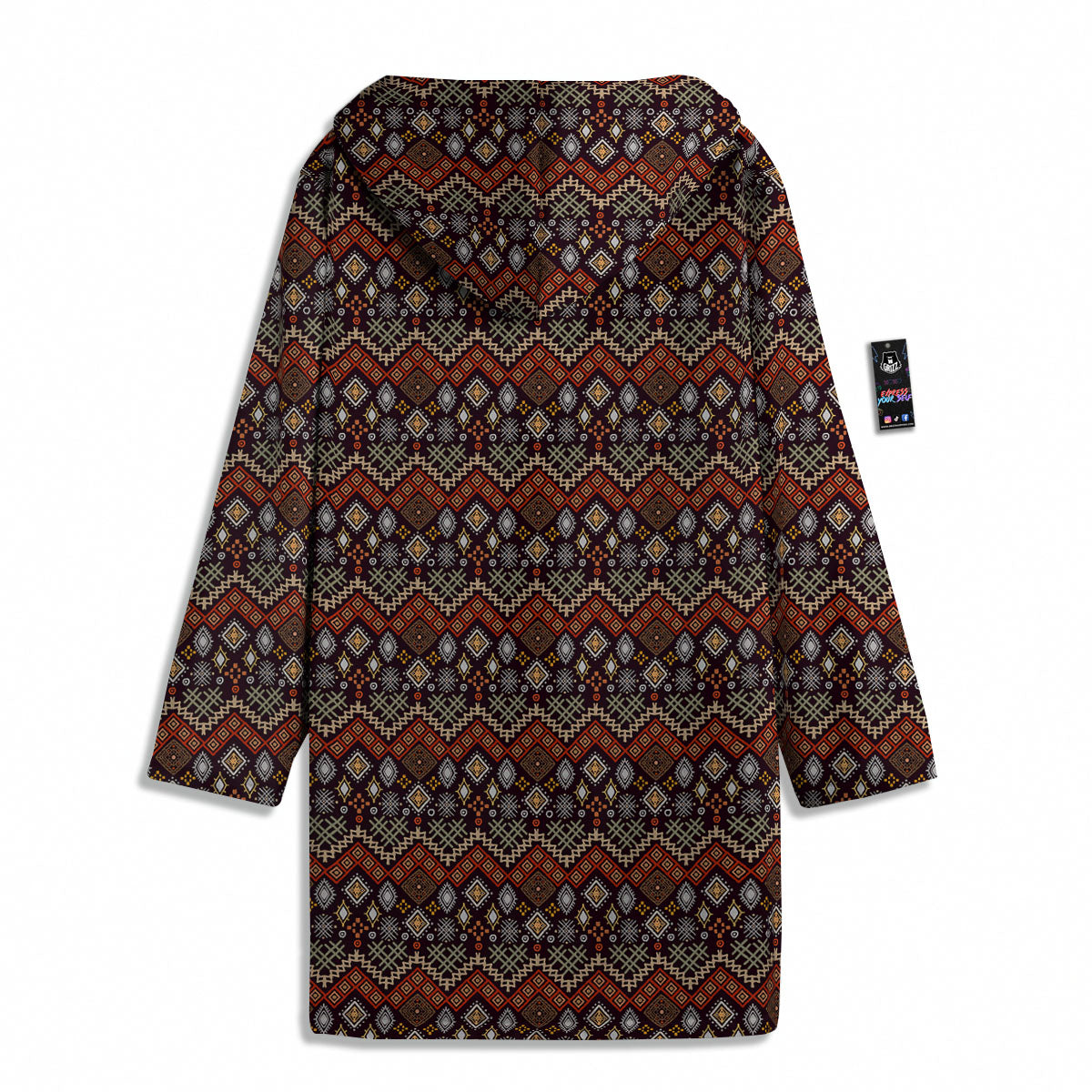 Ethnic Boho Print Pattern Men's Windbreaker Jacket-grizzshop