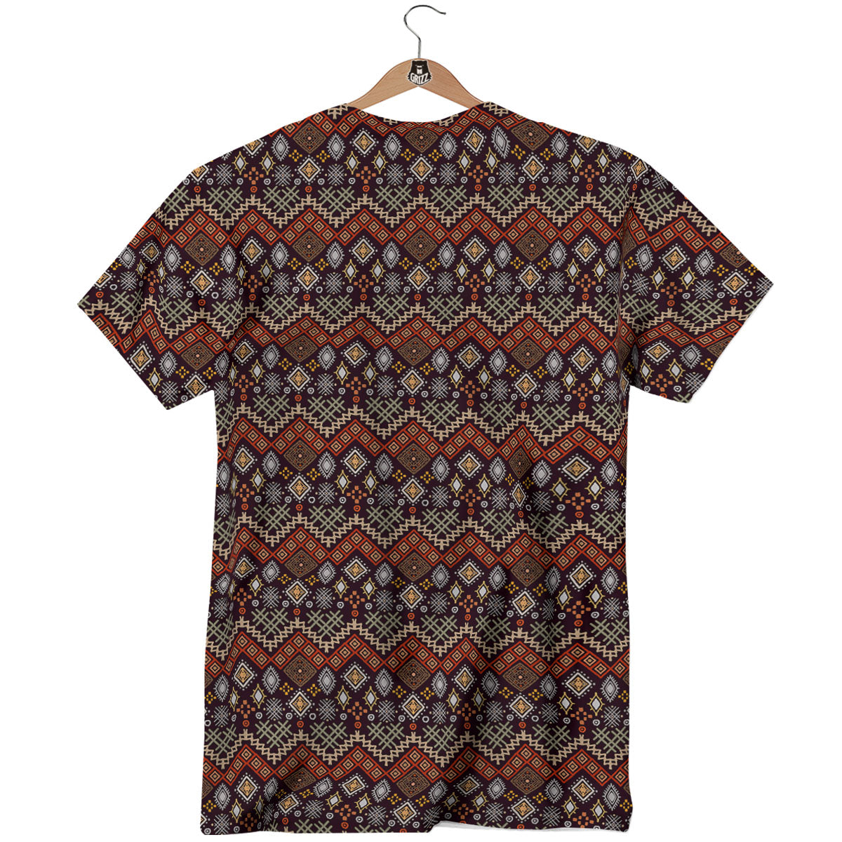Ethnic Boho Print Pattern T-Shirt-grizzshop