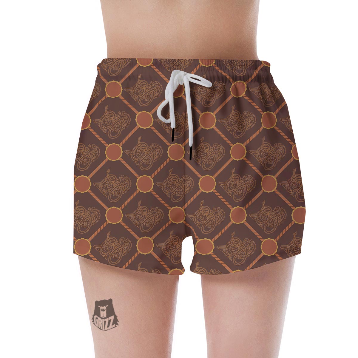 Ethnic Celtic Viking Norse Women's Shorts-grizzshop