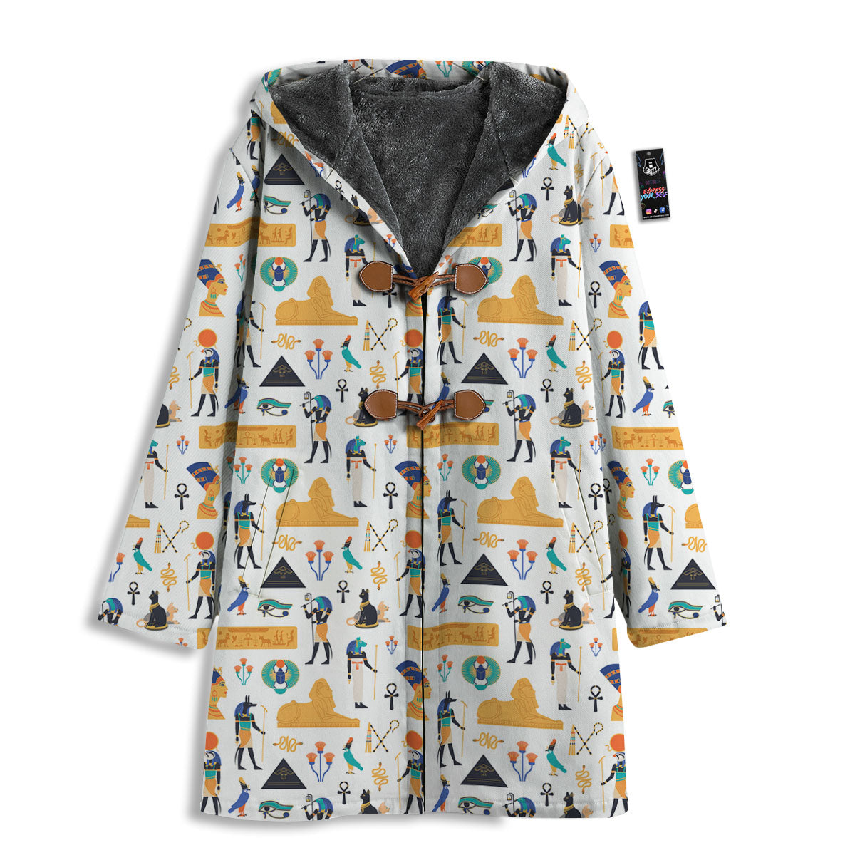 Ethnic Egyptian Print Pattern Men's Windbreaker Jacket-grizzshop