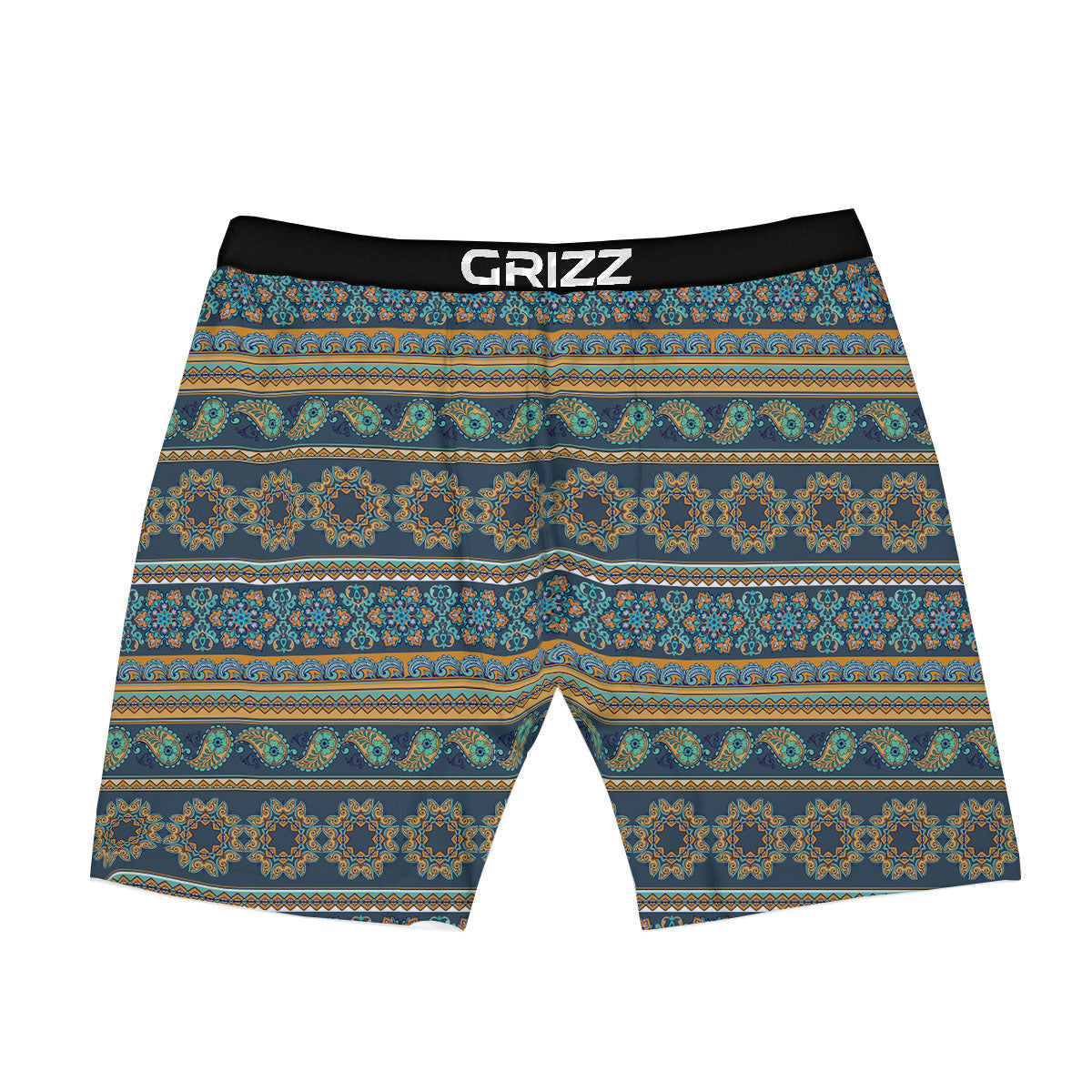 Ethnic Indian Print Pattern Boxer Briefs-grizzshop