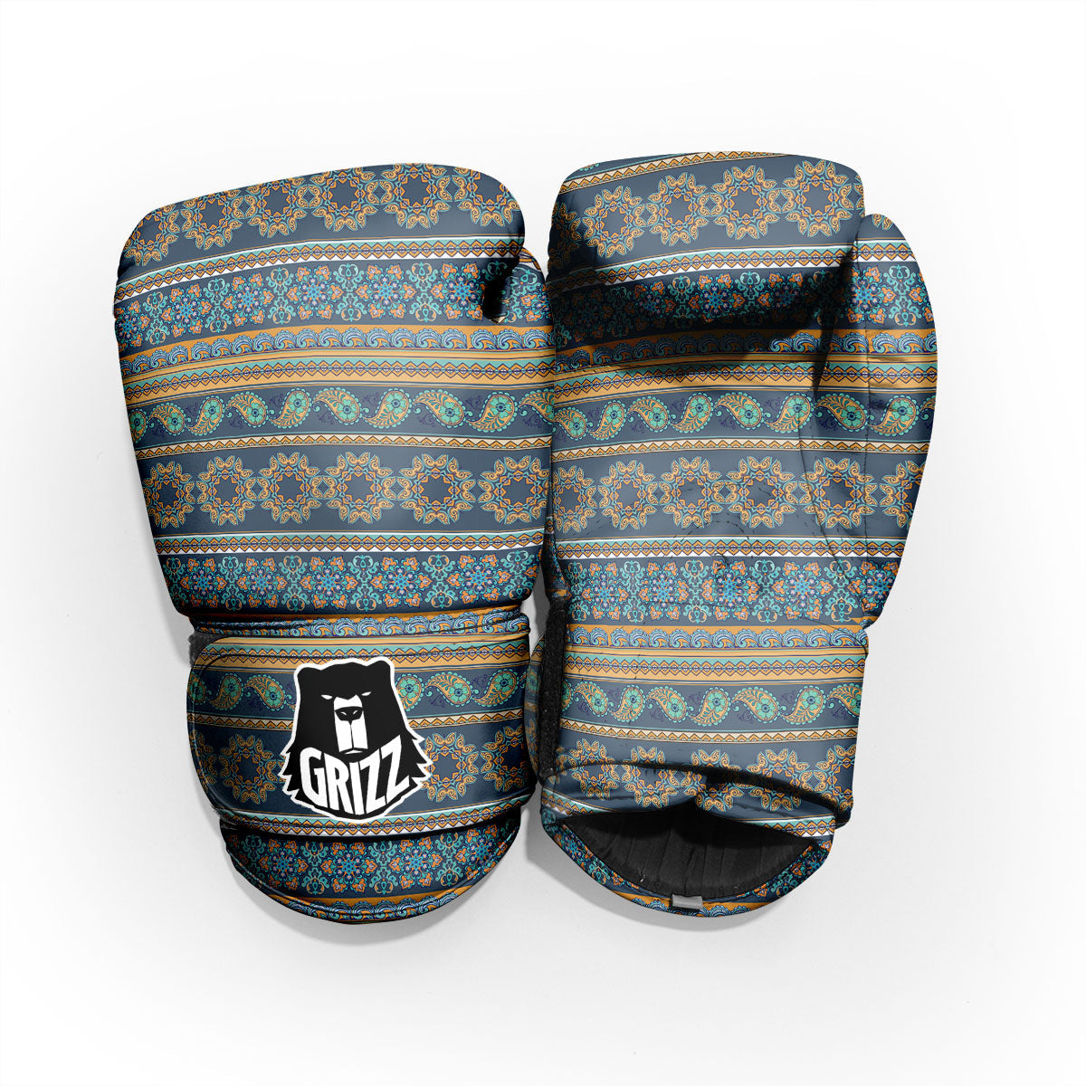 Ethnic Indian Print Pattern Pro Boxing Glove