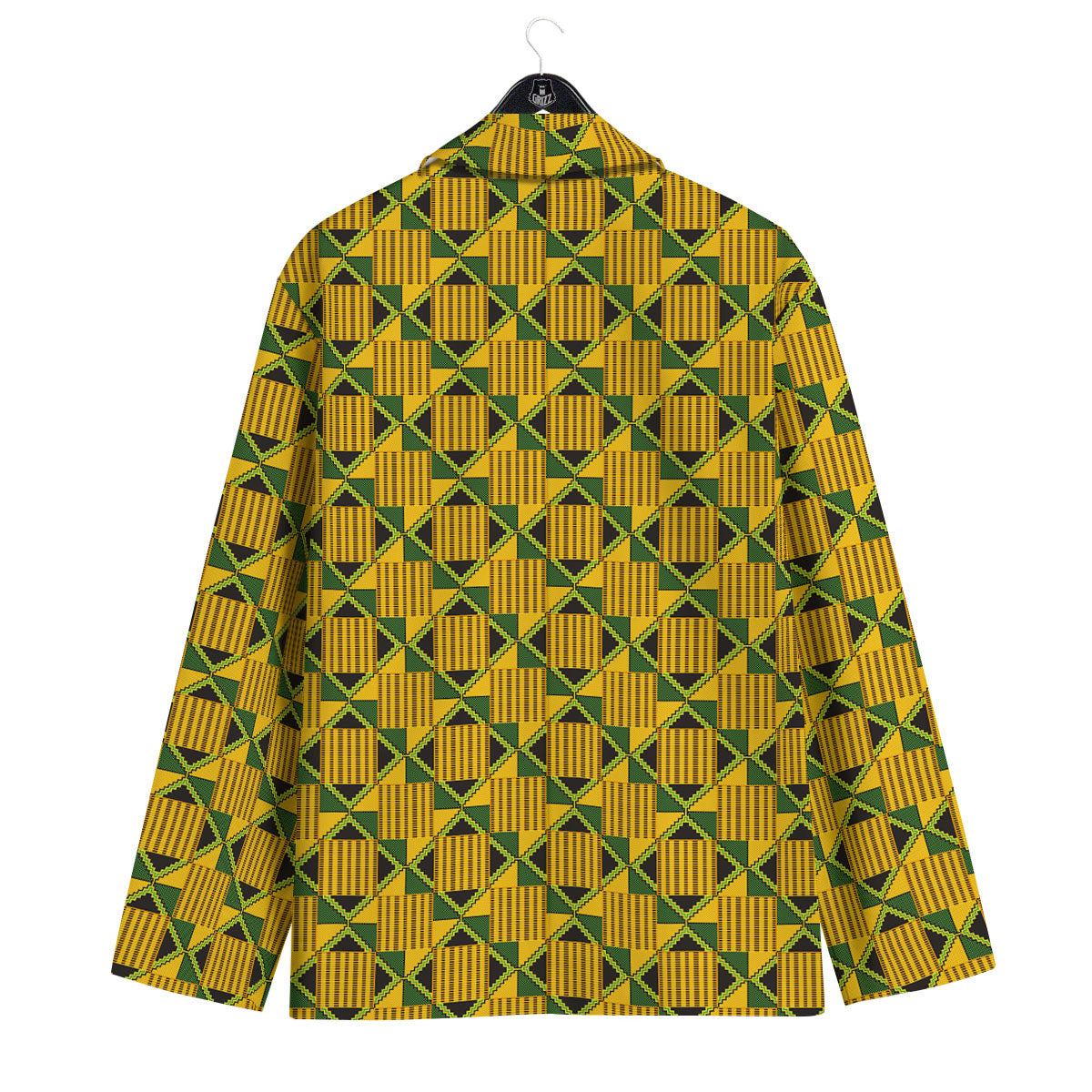 Ethnic Kente Print Pattern Men's Sport Coat-grizzshop