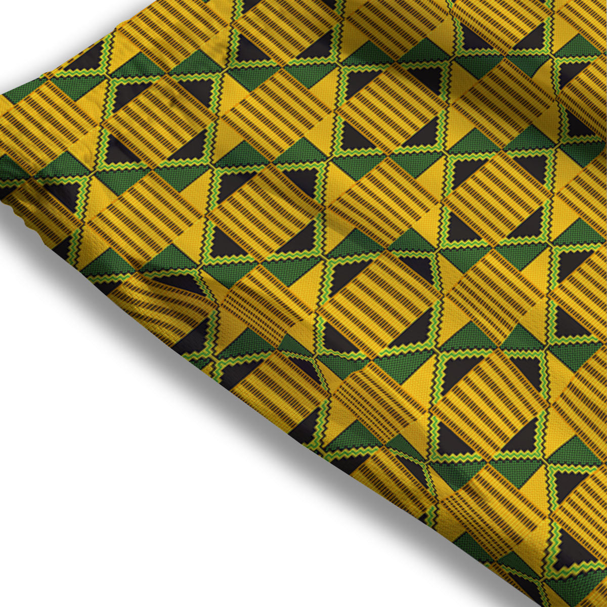 Ethnic Kente Print Pattern Mesh Shorts