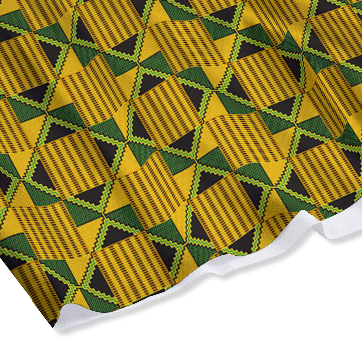 Ethnic Kente Print Pattern Mesh Shorts