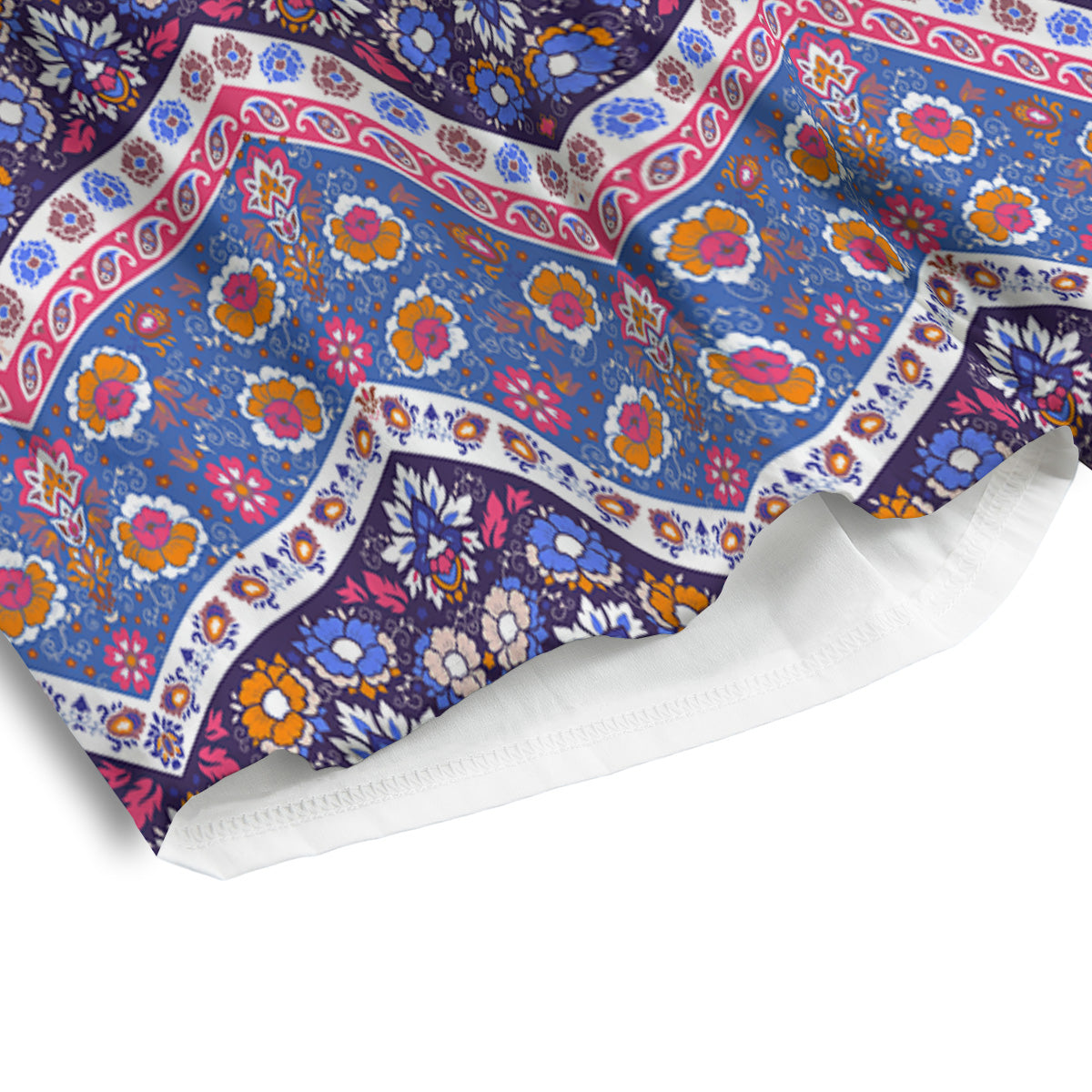 Ethnic Mandala And Indian Paisley Print Pattern Men's Athletic Shorts