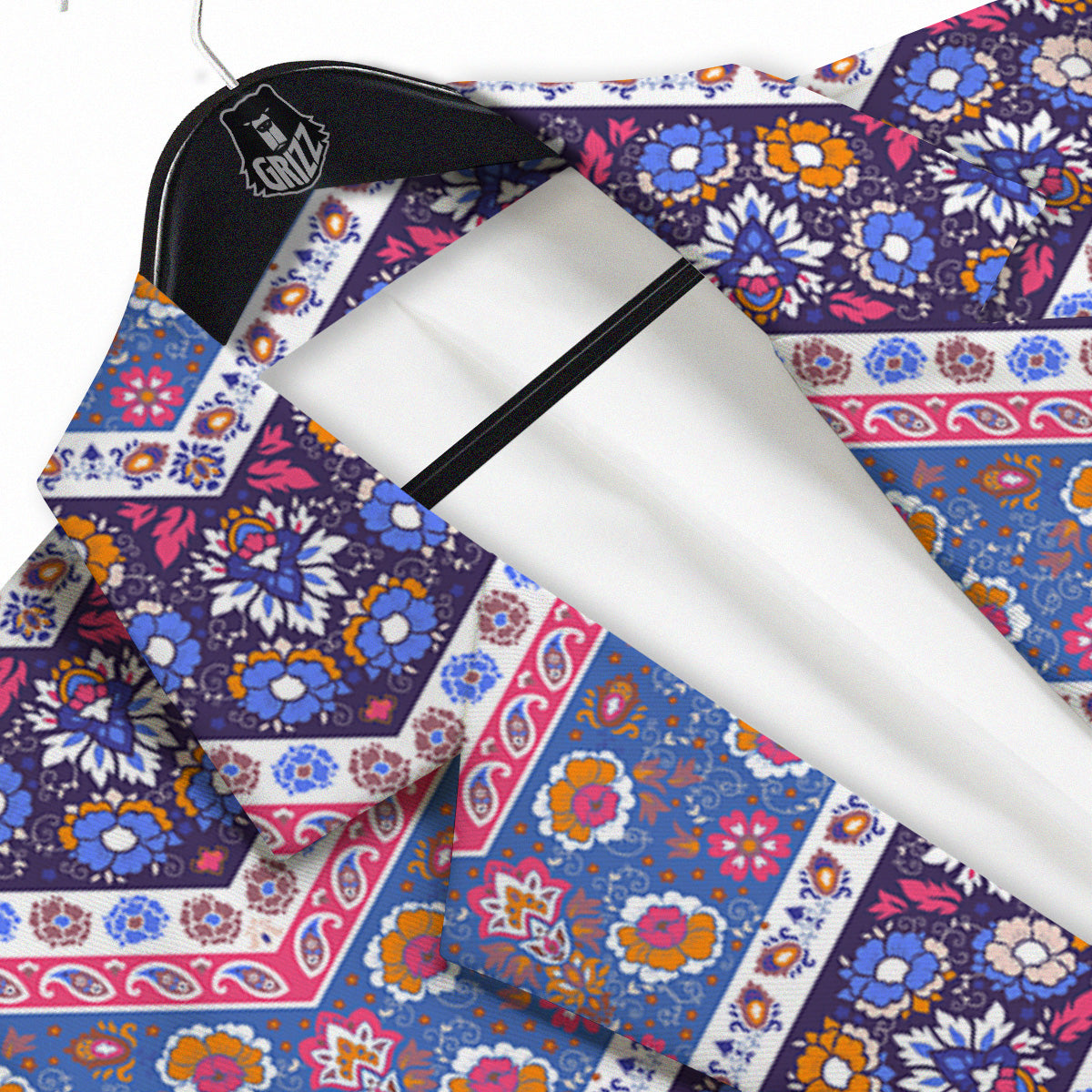 Ethnic Mandala And Indian Paisley Print Pattern Men's Sport Coat-grizzshop