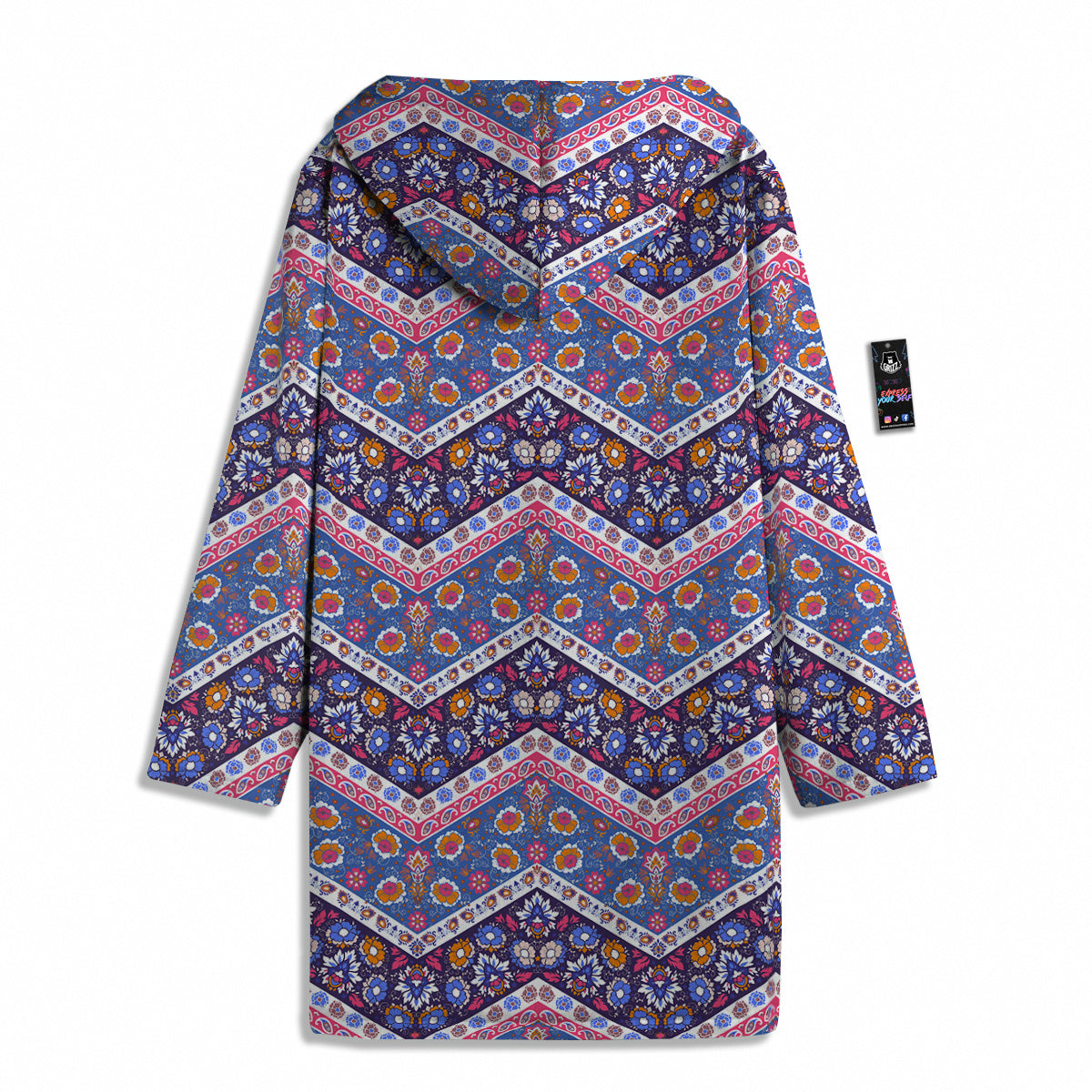 Ethnic Mandala And Indian Paisley Print Pattern Men's Windbreaker Jacket-grizzshop