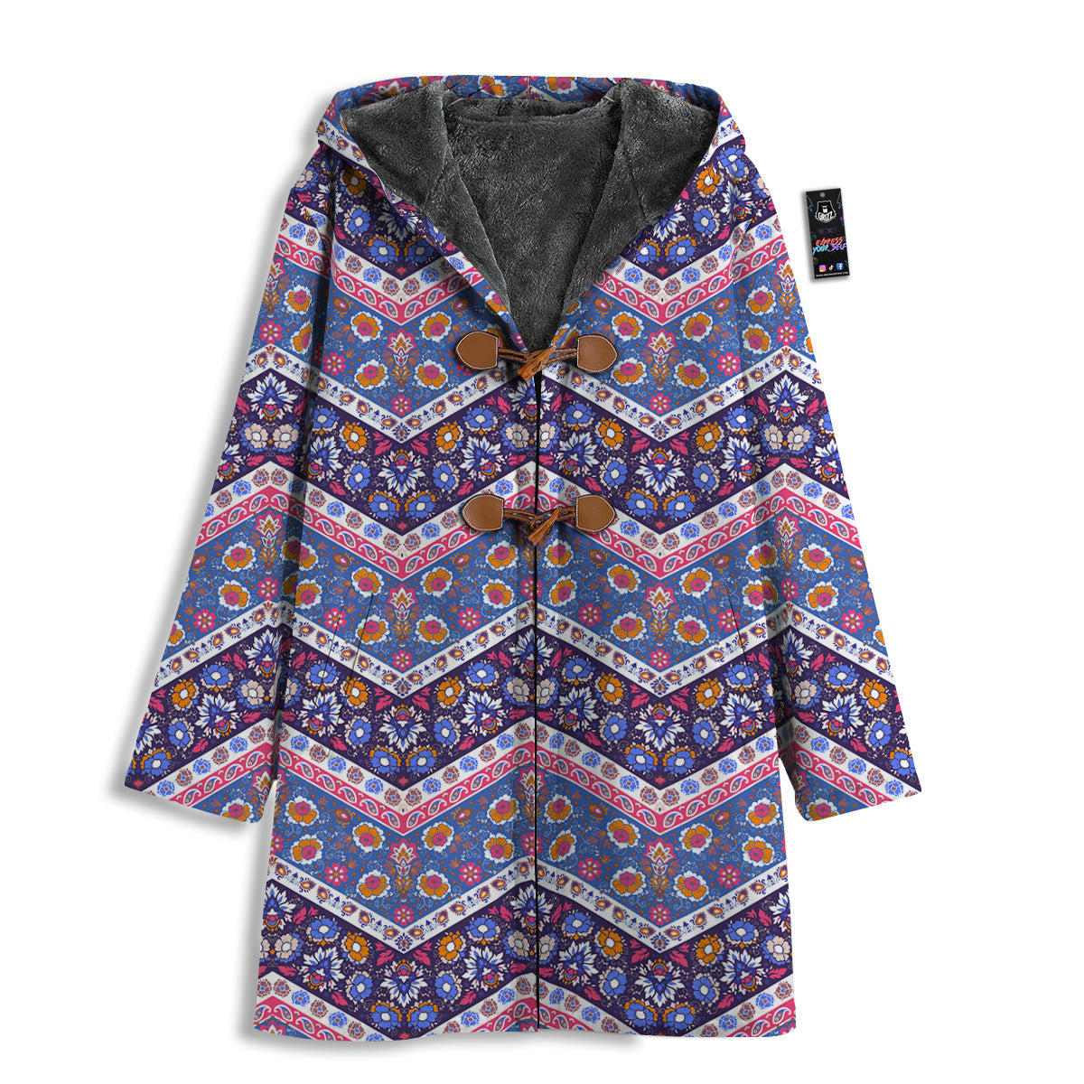 Ethnic Mandala And Indian Paisley Print Pattern Men's Windbreaker Jacket-grizzshop