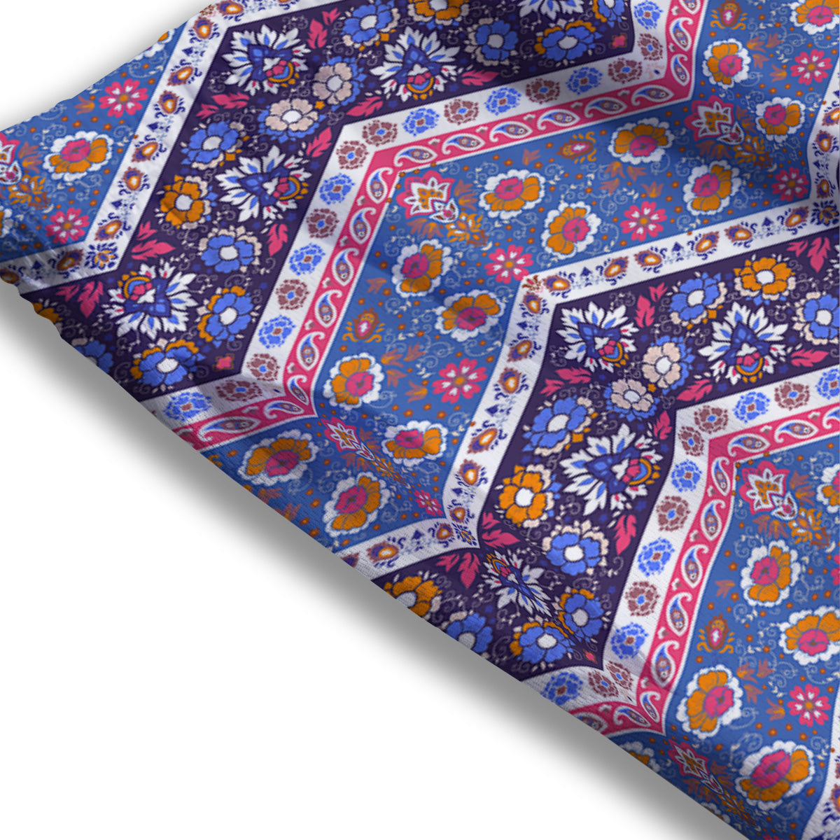 Hawaiian Tropical Dark Purple Print Pattern Mesh Shorts