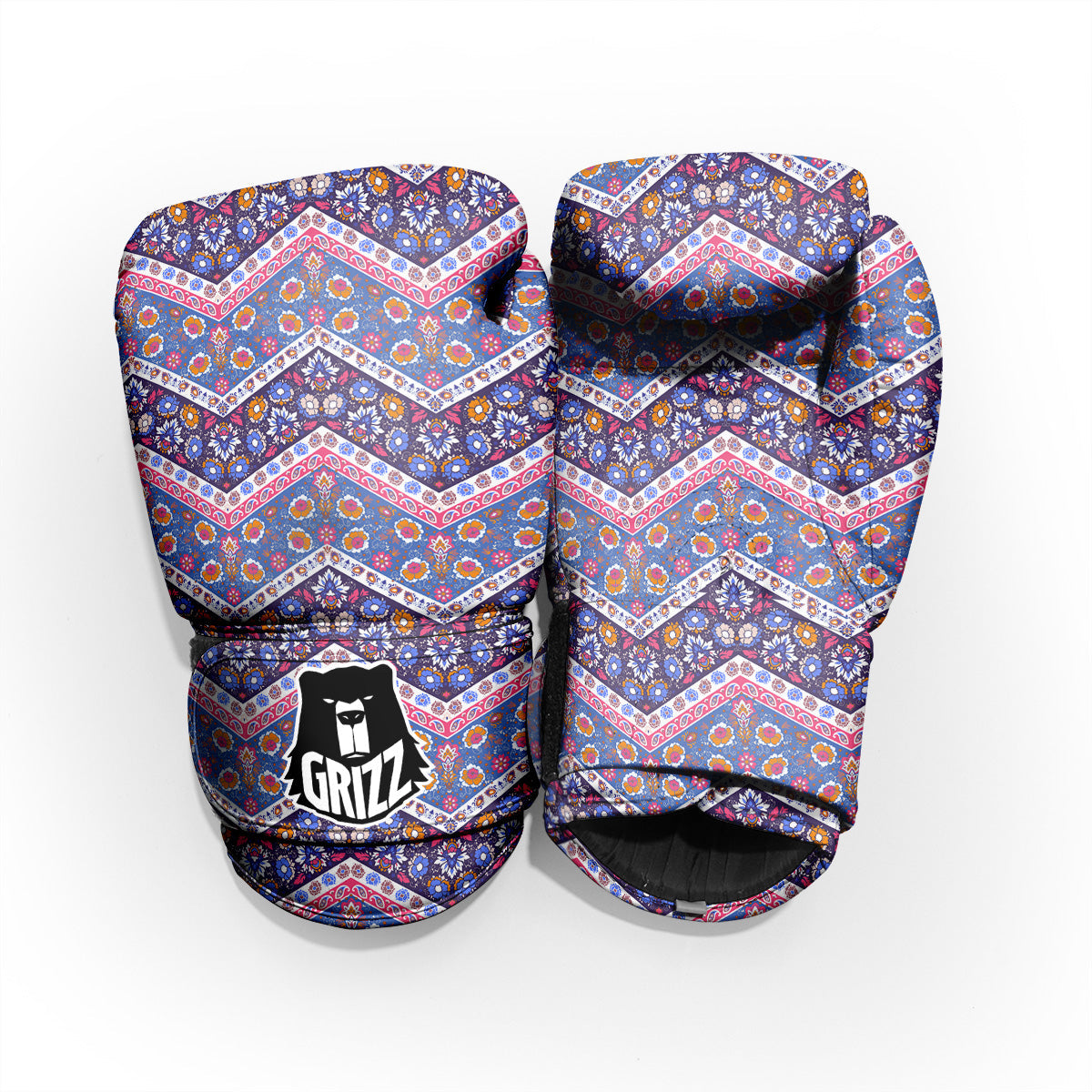 Ethnic Mandala And Indian Paisley Print Pattern Pro Boxing Glove