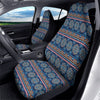 Ethnic Mandala Blue Print Pattern Car Seat Covers-grizzshop