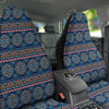 Ethnic Mandala Blue Print Pattern Car Seat Covers-grizzshop