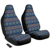 Ethnic Mandala Blue Print Pattern Car Seat Covers-grizzshop