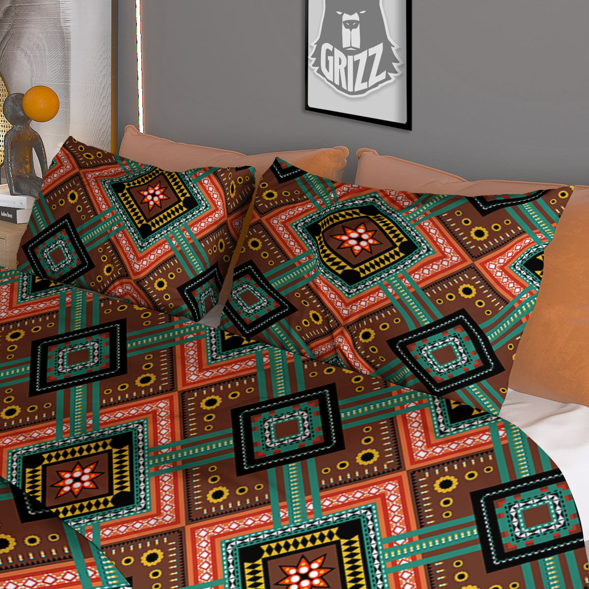 Eclipse Total Solar Print Duvet Cover Bedding Set