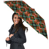 Ethnic Mandala Red Tribal Print Umbrella-grizzshop