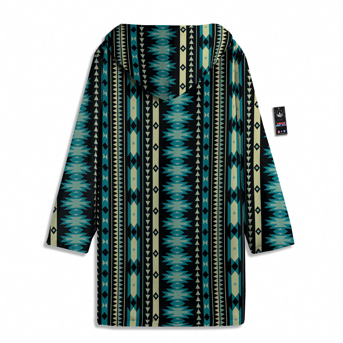 Ethnic Native Print Pattern Men's Windbreaker Jacket-grizzshop