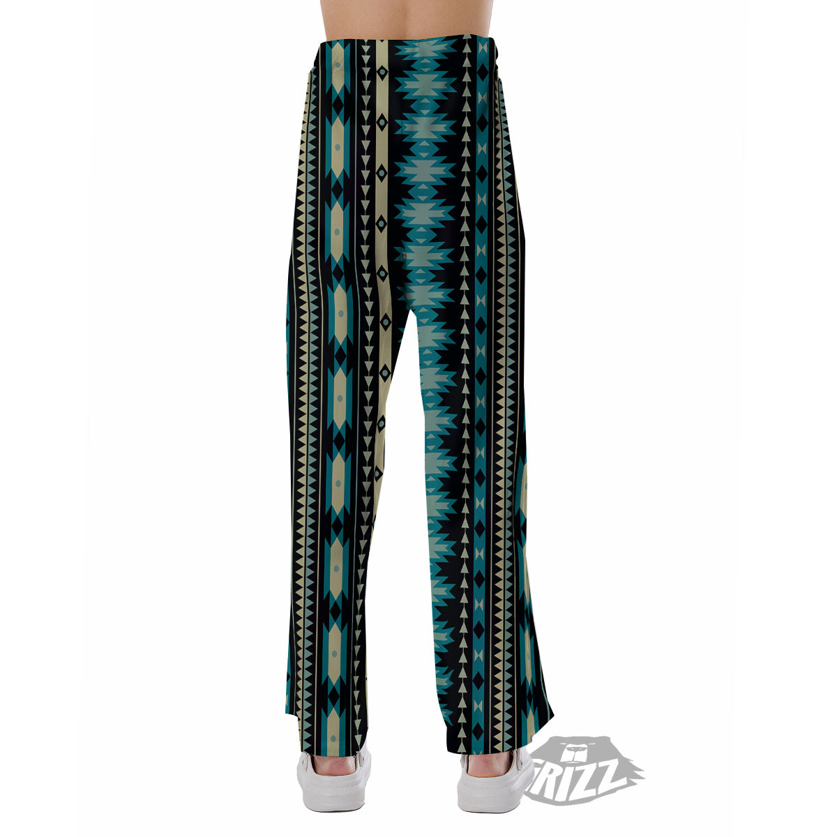Ethnic Native Print Pattern Pajama Pants-grizzshop