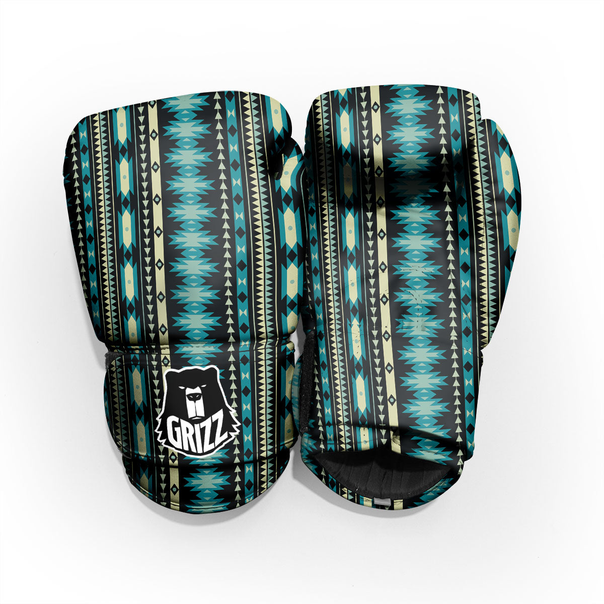 Ethnic Native Print Pattern Pro Boxing Glove