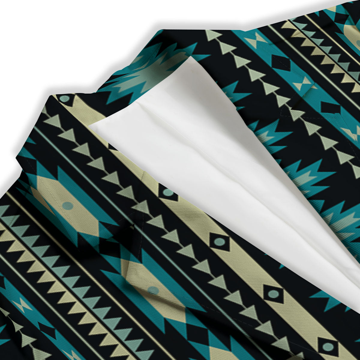 Ethnic Native Print Pattern Women's Blazer-grizzshop