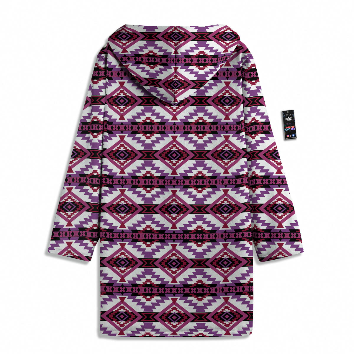 Ethnic Pink African Print Pattern Men's Windbreaker Jacket-grizzshop