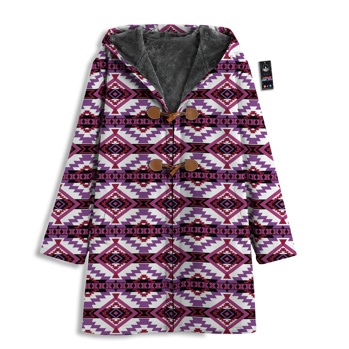 Ethnic Pink African Print Pattern Men's Windbreaker Jacket-grizzshop