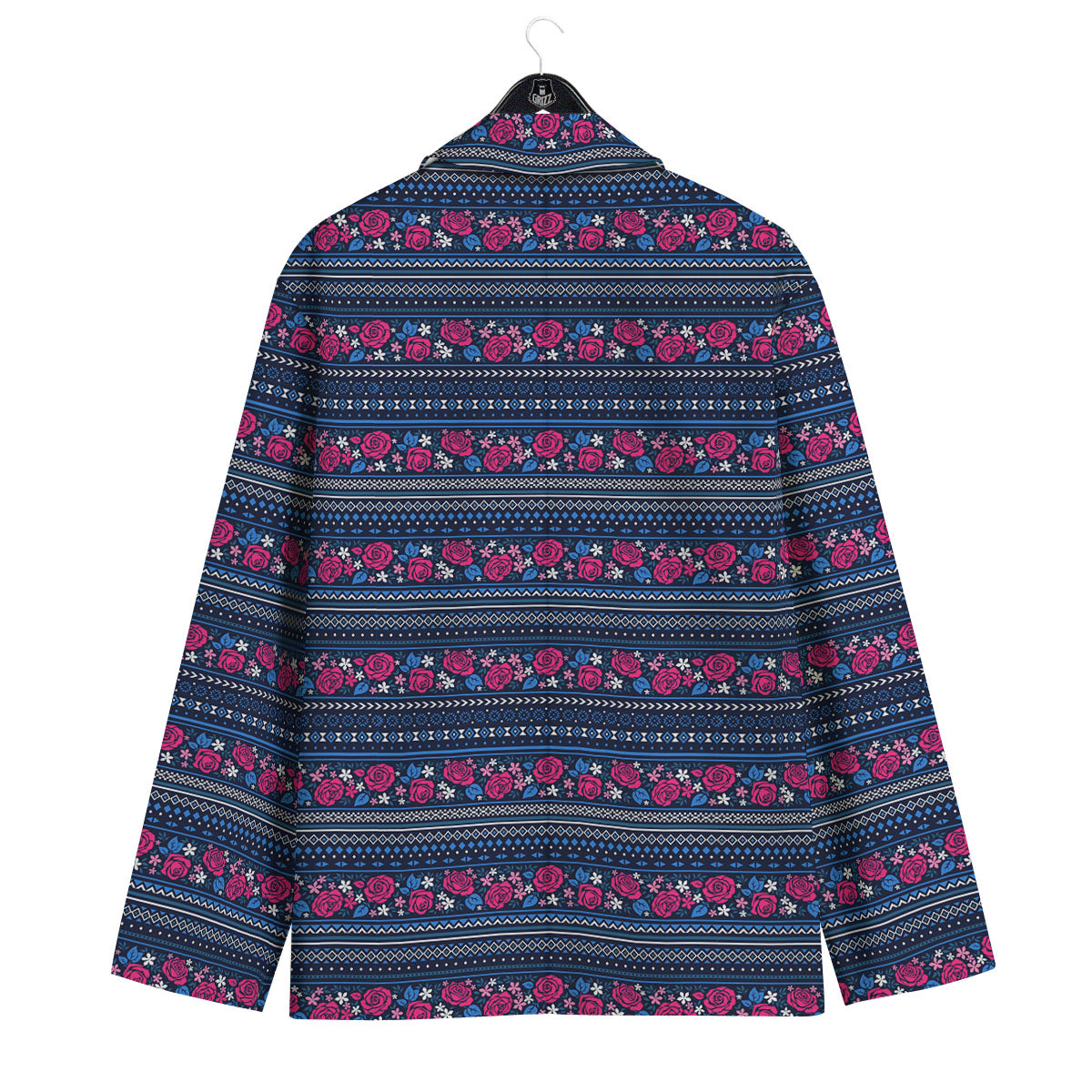 Ethnic Rose Native Tribal Print Pattern Men's Sport Coat-grizzshop
