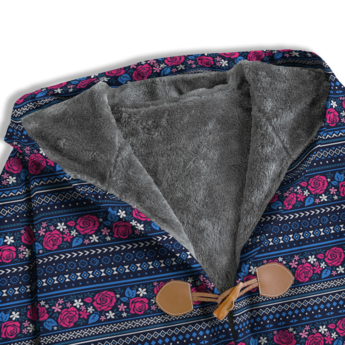 Ethnic Rose Native Tribal Print Pattern Men's Windbreaker Jacket-grizzshop