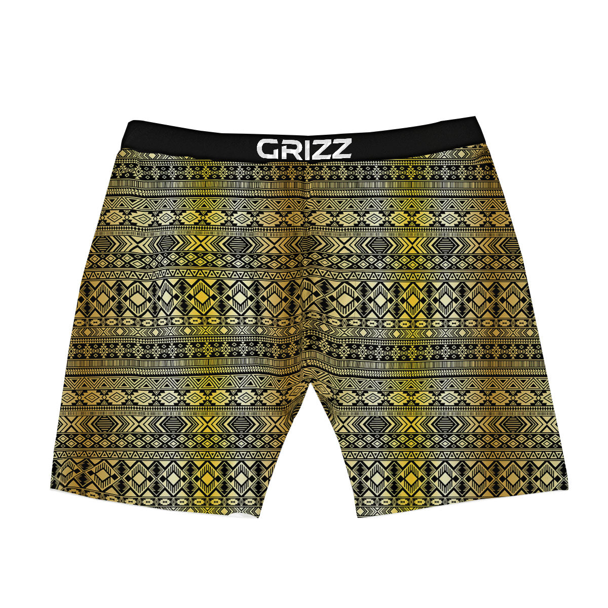 Ethnic Tribal Gold African Print Pattern Boxer Briefs-grizzshop