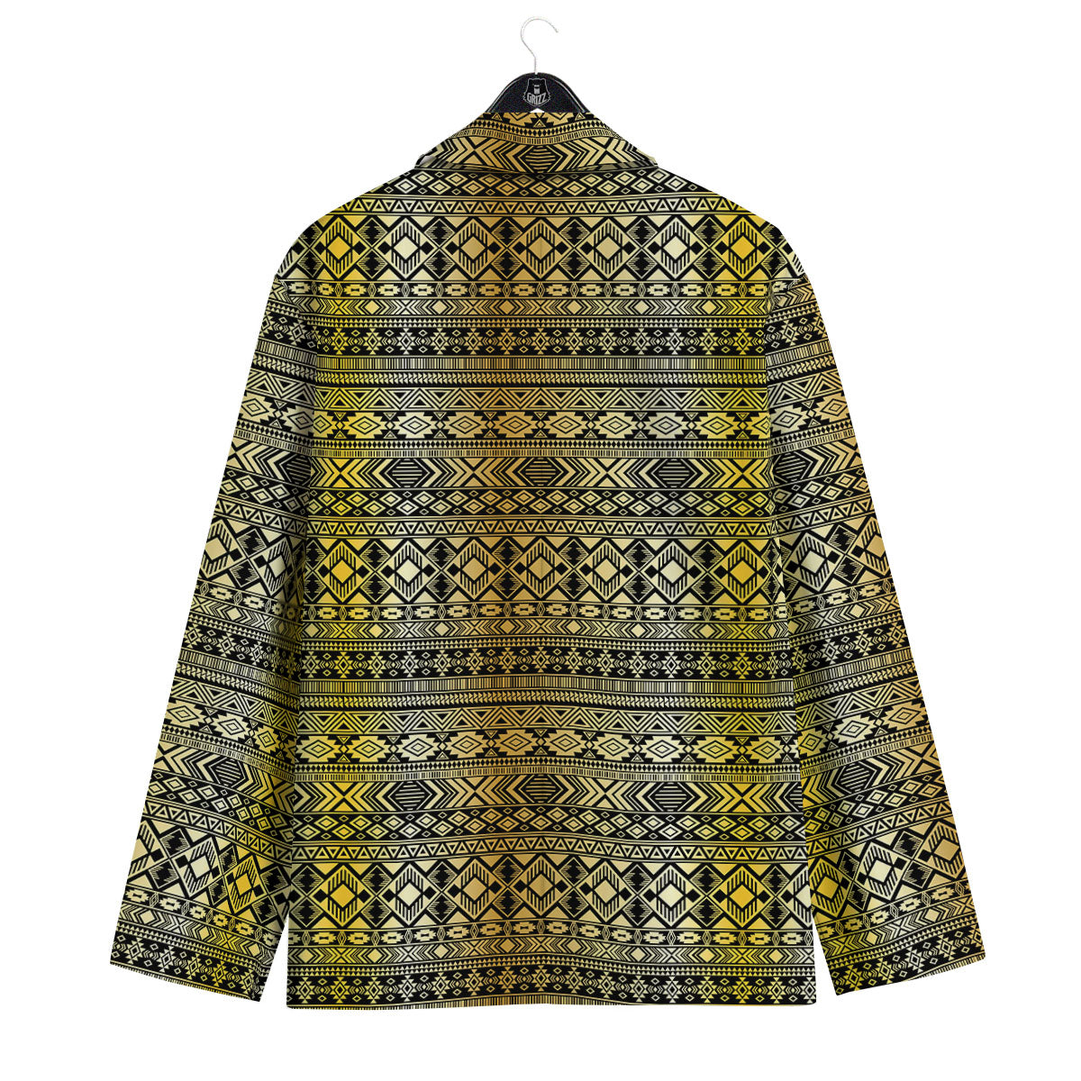 Ethnic Tribal Gold African Print Pattern Men's Sport Coat-grizzshop