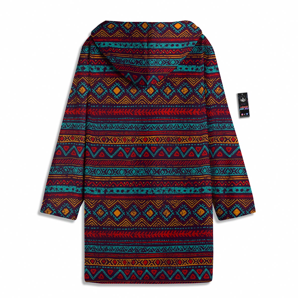 Ethnic Tribal Print Pattern Men's Windbreaker Jacket-grizzshop