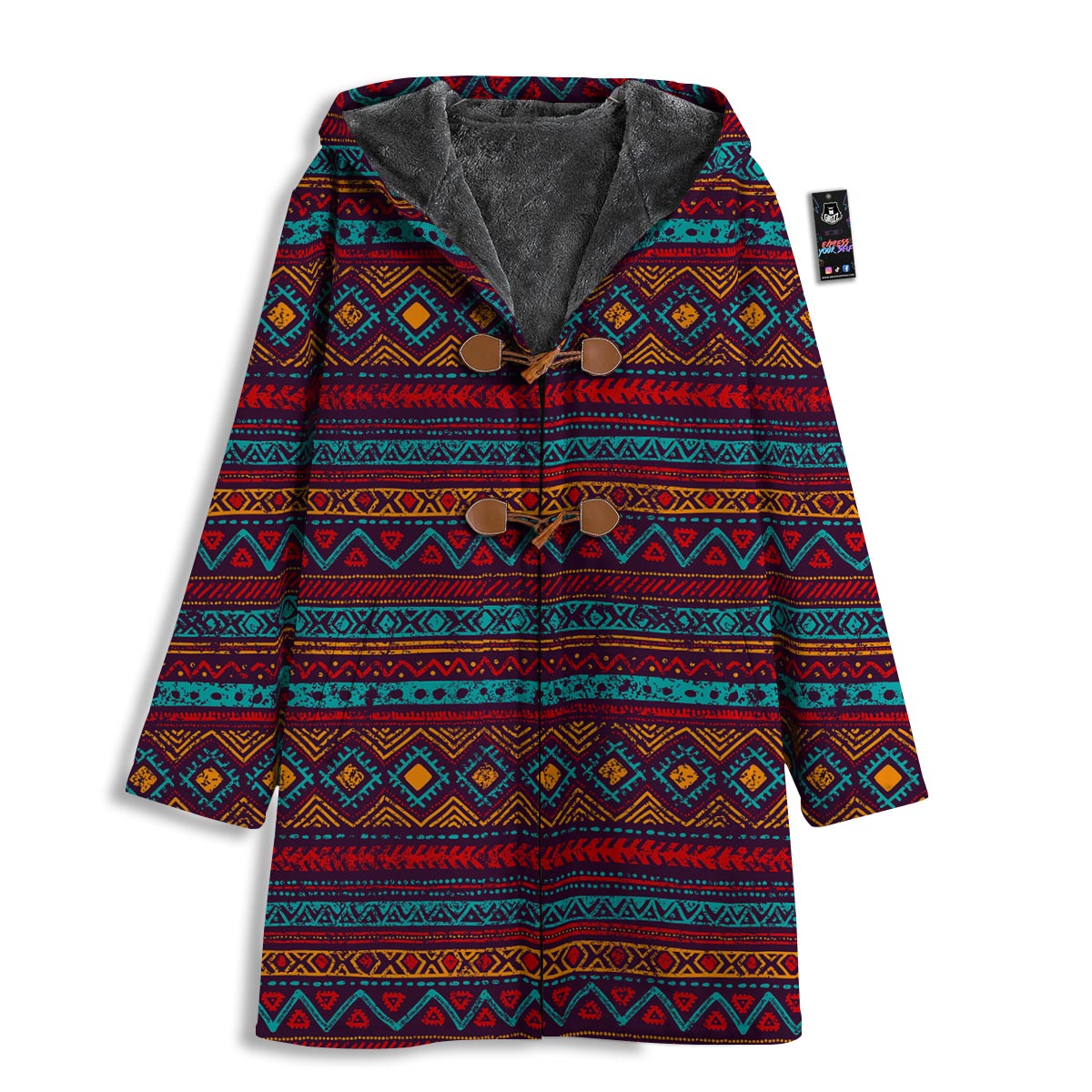 Ethnic Tribal Print Pattern Men's Windbreaker Jacket-grizzshop