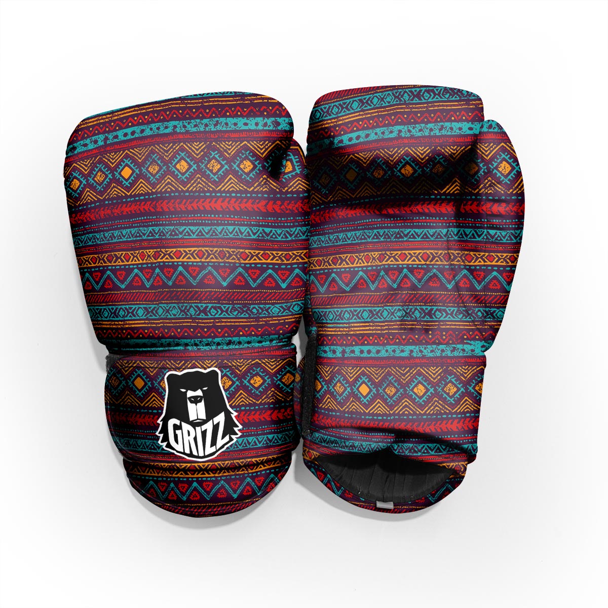 Ethnic Tribal Print Pattern Pro Boxing Glove