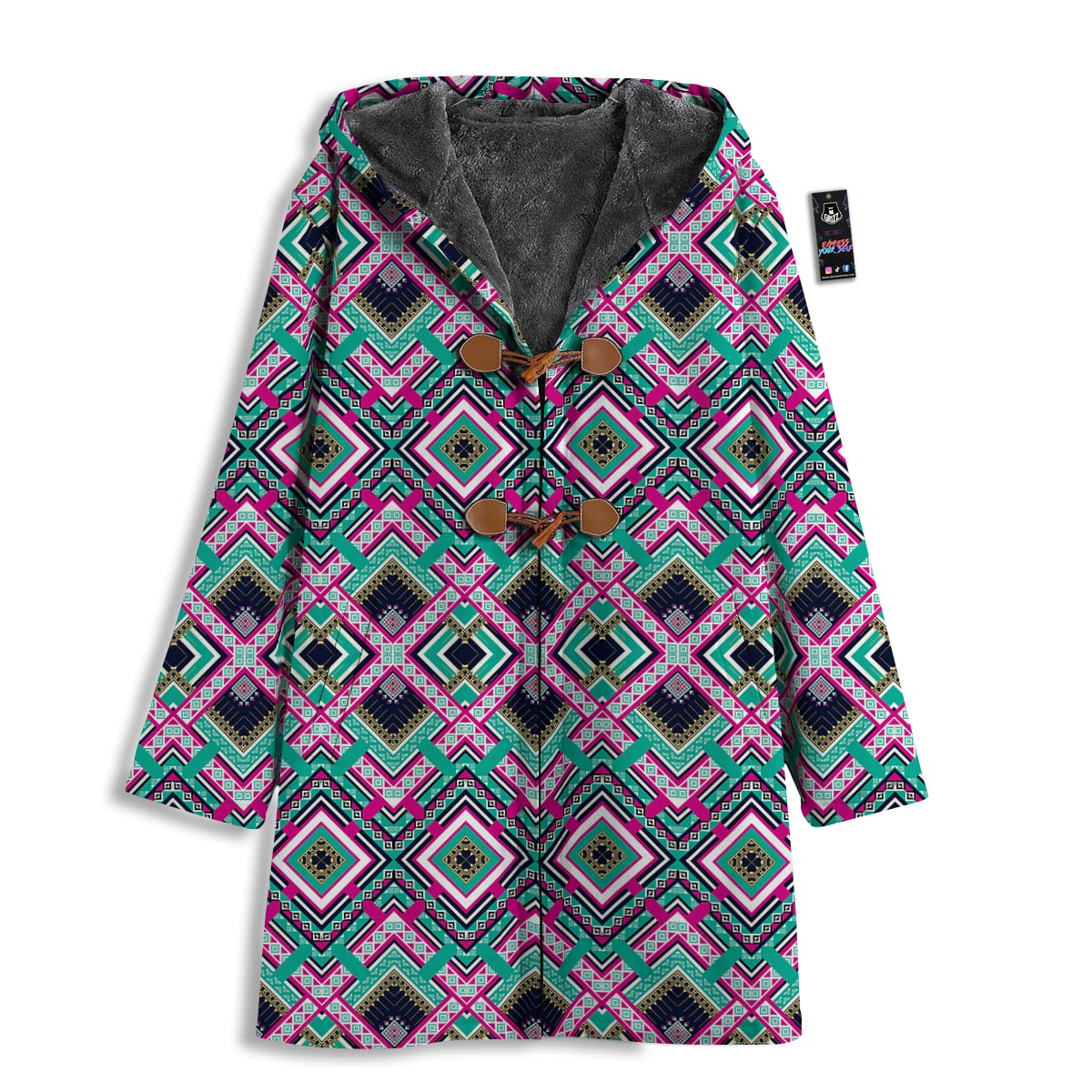 Ethnic Tribal Retro Print Pattern Men's Windbreaker Jacket-grizzshop