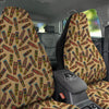 Ethnic Tribal Vintage Style African Mask Print Pattern Car Seat Covers-grizzshop